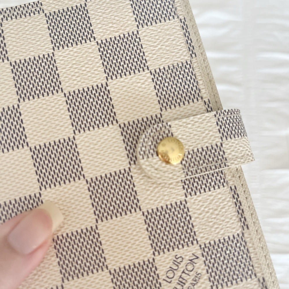 LOUIS VUITTON Damier Azur Small Ring Agenda - Picture 14 of 15